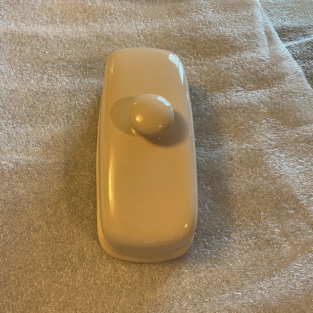 Longaberger traditions pottery butterdish COVERLID